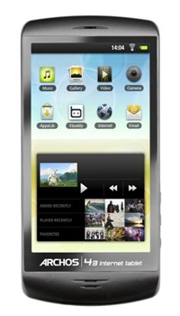 Archos Mobile 43 Internet Tablet Mobile Price Image of Archos Mobile 43 Internet Tablet Mobile